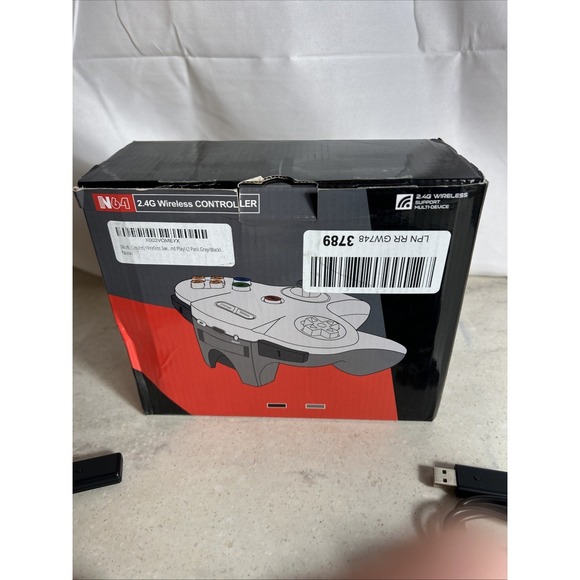 2.4g Wireless Controller 2 Pack N64 Style - Picture 4 of 5